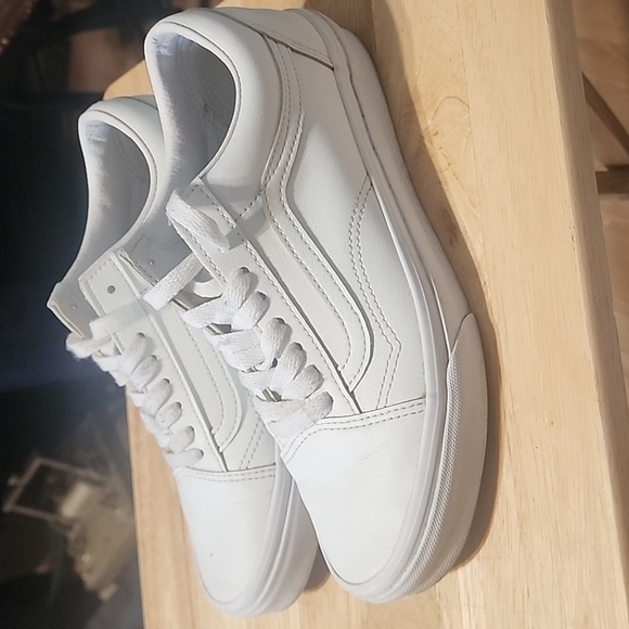 VANS white leather - Picture 3 of 5